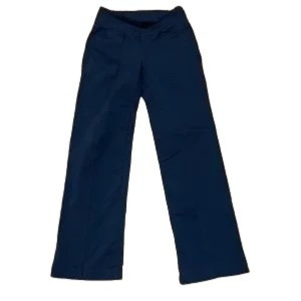 Athleta Metro Crop Kick Flare Pants Navy Blue XS